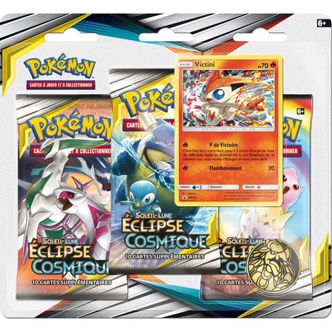 Booster - Pokemon - Pack 3 Boosters - Sl12 Eclipse Cosmique